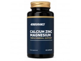 4ENDURANCE Kalcij, cink in magnezij, 60 kapsul