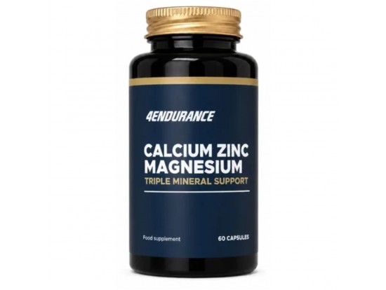 4ENDURANCE Kalcij, cink in magnezij – 60 kapsul