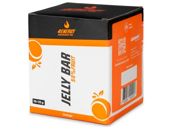 4ENERGY Jelly Bar Box, 10 kosov 