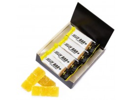 4ENERGY Jelly Bar+ Box Limona, 12 kosov s kofeinom