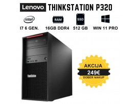 AKCIJA Lenovo ThinkStation P320 | i7-6700 | 16GB DDR4 | 512GB SSD | Windows 11 PRO | RABLJEN