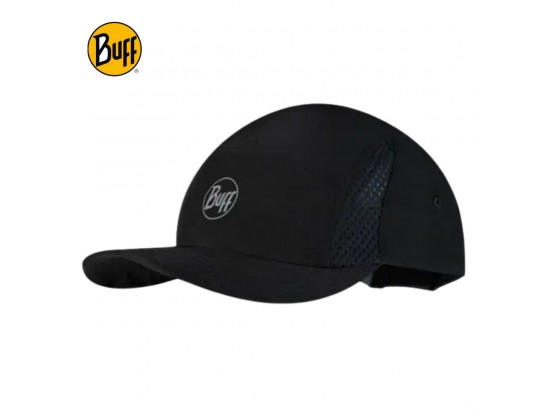 BUFF tekaška kapa 5 PANEL GO CAP + SOLID BLACK