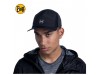 BUFF tekaška kapa 5 PANEL GO CAP + SOLID BLACK