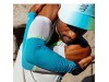 Compressport Armforce Norse Blue/Neon Green – športni rokavi
