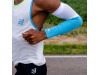 Compressport Armforce Norse Blue/Neon Green – športni rokavi