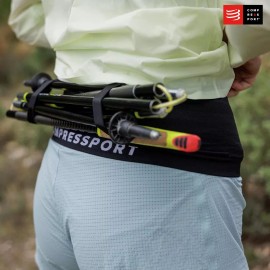 Compressport Free Belt Pro 2.0 – črni tekaški pas
