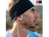 Široki naglavni trak Compressport Headband On/Off Black/White, 8,5 cm