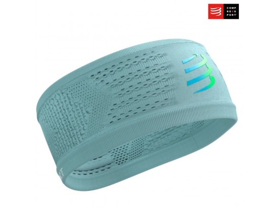 Široki naglavni trak Compressport Headband On/Off Ether, 8,5 cm