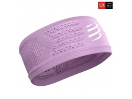Compressport Headband On/Off Orchid – široki naglavni trak 8,5 cm