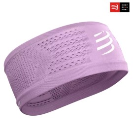 Compressport Headband On/Off Orchid – široki naglavni trak 8,5 cm