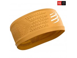 Compressport Headband On/Off Sunflower – široki naglavni trak 8,5 cm