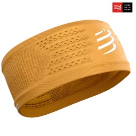 Compressport Headband On/Off Sunflower – široki naglavni trak 8,5 cm