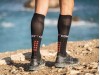 Compressport kompresijske nogavice FULL SOCKS RUN BLACK
