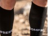 Compressport kompresijske nogavice FULL SOCKS RUN BLACK