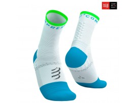 Compressport Pro Marathon Socks V2.0 – modro-bele tekaške nogavice