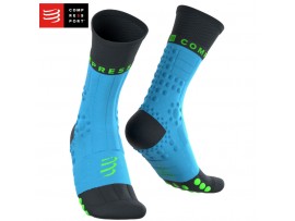 Compressport Pro Racing Socks Winter Trail – Norse Blue/Black zimske trail nogavice