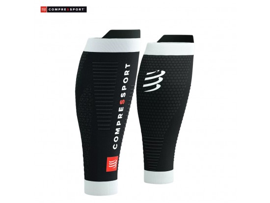 COMPRESSPORT R2 3.0 Black/White kompresijski nogavčki