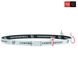 Compressport Race Belt White – pas za startno številko