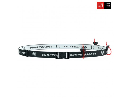 Compressport Tekaški trak Race Belt black
