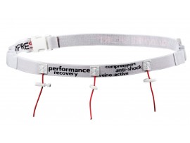 Compressport Tekaški trak Race Belt white