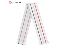 COROS 22 mm najlonski pašček – bel, dolga izvedba (Long)