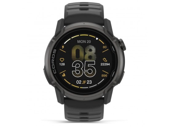 COROS APEX 4 42 mm – črna GPS športna ura s silikonskim paščkom