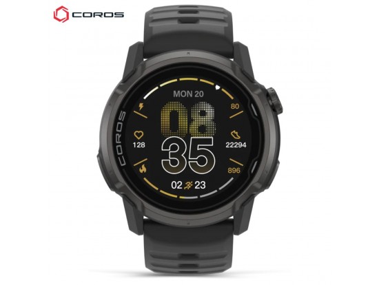 COROS APEX 4 46 mm – črna GPS športna ura s silikonskim paščkom