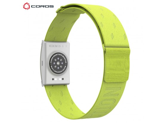 COROS Heart Rate Monitor – optični merilnik srčnega utripa z rumenim trakom za roko