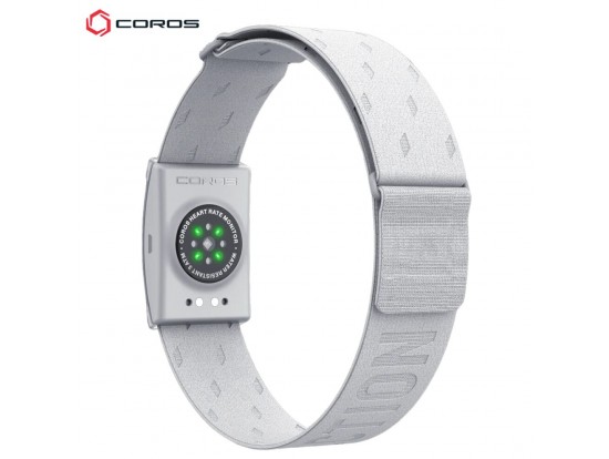 COROS Heart Rate Monitor – optični merilnik srčnega utripa s sivim trakom za roko