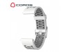 COROS  PACE 2, APEX 2 silikonski pašček 22mm bela