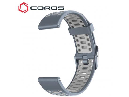 COROS  PACE 2, APEX 2 silikonski pašček 22mm blue steel