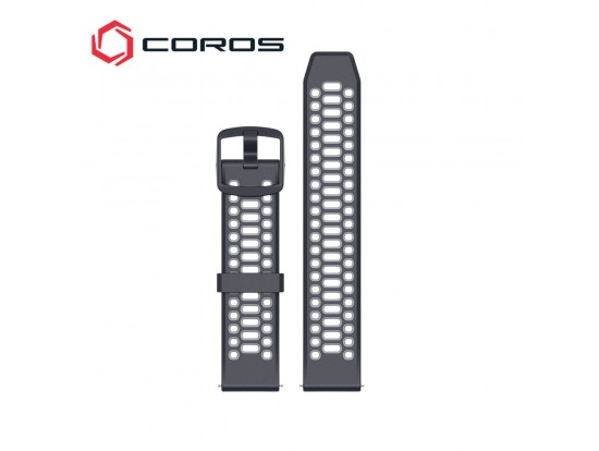 COROS  PACE 2, APEX 2 silikonski pašček 22mm dark navy