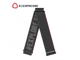 COROS  PACE 2, APEX 42mm najlonski pašček 22mm črna-long