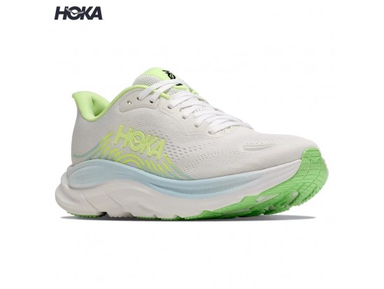 HOKA Clifton 11 FYZ ženski cestni tekaški copati – Frost / Neon Yuzu