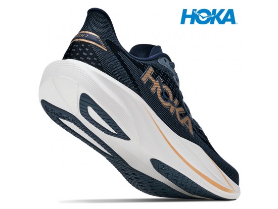 HOKA MACH 7 FVYG ženski tekaški copati Faded Navy / Gold