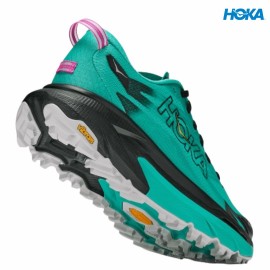 HOKA Mafate 5 BCQ ženski ultra trail tekaški copati – Black / Electric Aqua
