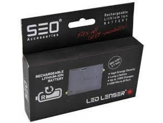 LED LENSER dodatna baterija 3,7 V 880 mAh za SEO7R, SEO5, SEO3