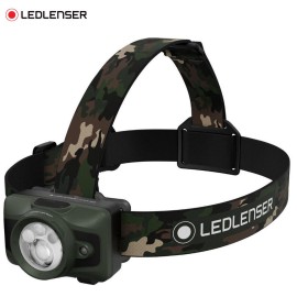 LED LENSER Naglavna polnilna svetilka HF6R RGB 2026 Camouflage 600lm (max 900lm)