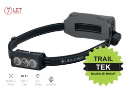 LED LENSER Naglavna svetilka NEO9R 1200 LUMNOV črna trail tek