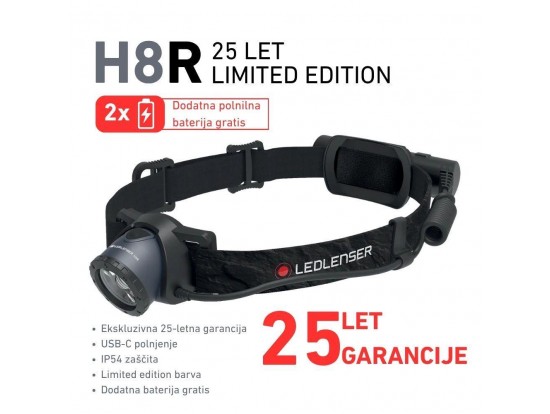 Ledlenser H8R Dark Blue naglavna svetilka LIMITED EDITION