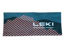 LEKI 4-SEASON HEADBAND trak NAVY GREEN zelen