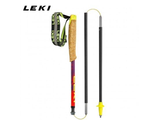 LEKI NEOTRAIL PRO FX.ONE SUPERLITE vijolično-rdeče črne zložljive karbonske tekaške palice 