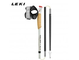 LEKI ULTRATRAIL FX.ONE sivo črne zložljive karbonske tekmovalno tekaške palice