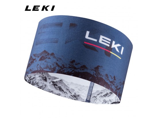 LEKI XC HEADBAND trak BLUE-WHITE moder