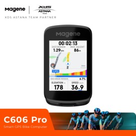 Magene C606 Pro GPS kolesarski računalnik – ClimbPro, zemljevidi, Strava