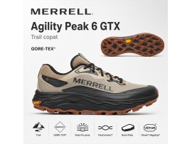 Merrell Agility Peak 6 GTX – moški nepremočljivi trail tekaški copati Mountain