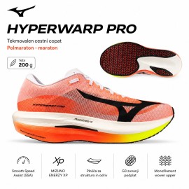 Mizuno HYPERWARP PRO - unisex tekmovalni tekaški cestni copat 200g