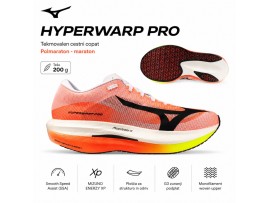 Mizuno HYPERWARP PRO - unisex tekmovalni tekaški cestni copat 200g
