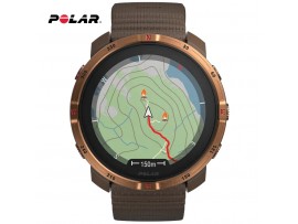 Polar GRIT X2 COPPER BROWN safirno steklo, AMOLED, zemljevid črni petek