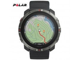 Polar GRIT X2 NIGHT BLACK safirno steklo, AMOLED, zemljevid črni petek